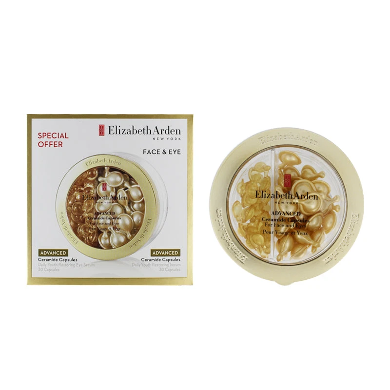 Elizabeth Arden Advanced Ceramide Daily Youth Restoring Serum Face & Eye 60 Capsules 2 Elizabeth Arden Advanced Ceramide Daily Youth Restoring Serum Face & Eye 60 Capsules - Image 2