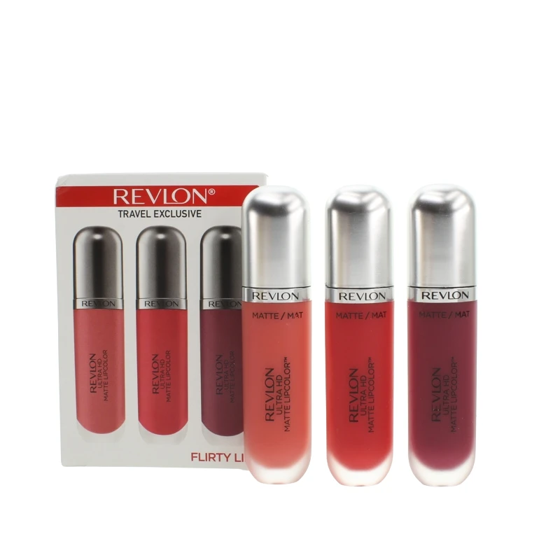 Revlon Lipstick Set 3 Ultra HD Matte Red Pink Purple 5.5ml 2 Revlon Lipstick Set 3 Ultra HD Matte Red Pink Purple 5.5ml - Image 2
