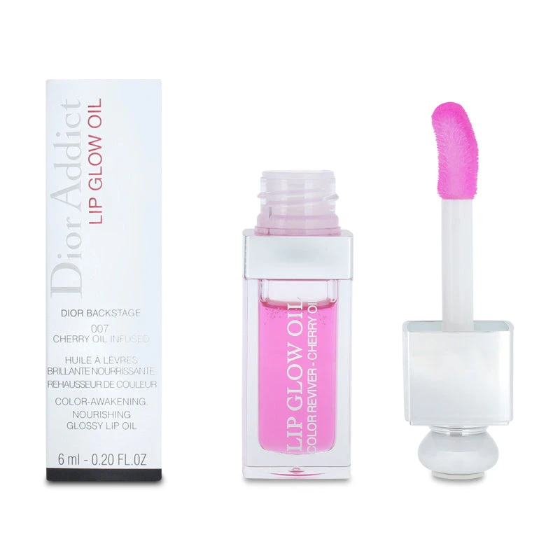 Dior Addict Lip Glow Oil 007 Raspberry (Blemished Box) 2 Dior Addict Lip Glow Oil 007 Raspberry (Blemished Box) - Image 2