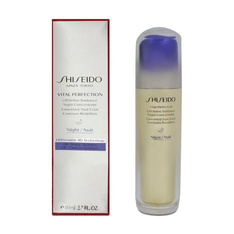 Shiseido Vital Night Serum 80ml LiftDefine Radiance (Blemished Box) 2 Shiseido Vital Night Serum 80ml LiftDefine Radiance (Blemished Box) - Image 2