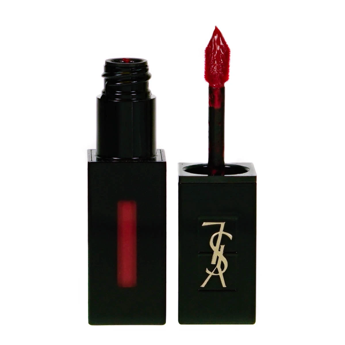 Yves Saint Laurent YSL Red LiquidLipstick Vernis A Levres Stain 401 Rouge Vinyle 1 Yves Saint Laurent YSL Red LiquidLipstick Vernis A Levres Stain 401 Rouge Vinyle