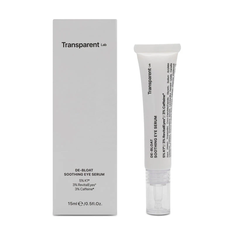 Niche Beauty Transparent De-Bloat Soothing Eye Serum 15ml (Blemished Box) 1 Niche Beauty Transparent De-Bloat Soothing Eye Serum 15ml (Blemished Box)