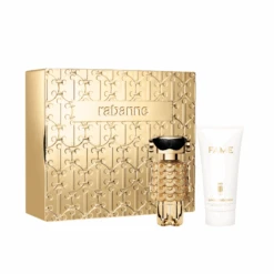 Paco Rabanne Fame Gift Set For Women 50ml Eau De Parfum Intense & 75ml Perfumed Body Lotion