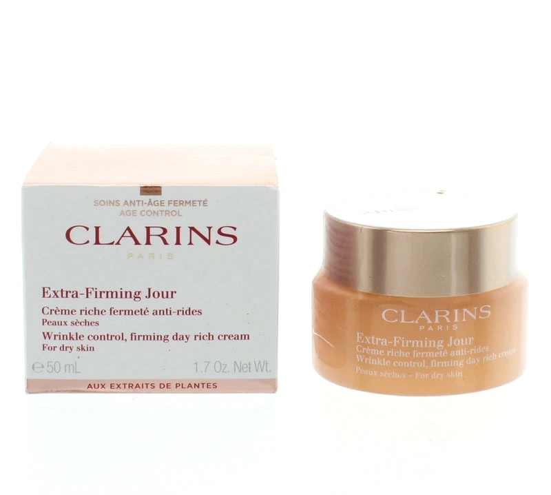 Clarins Extra Firming Day Cream Rich 50ml Dry Skin 2 Clarins Extra Firming Day Cream Rich 50ml Dry Skin - Image 2