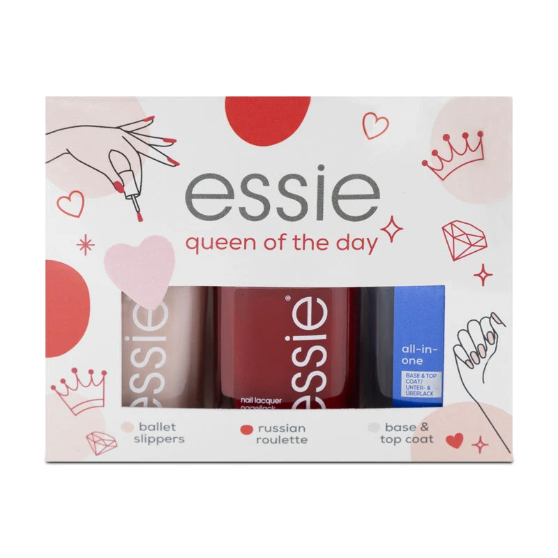 Essie Queen Of The Day Nail Polish Set (Blemished Box) 1 Essie Queen Of The Day Nail Polish Set (Blemished Box)