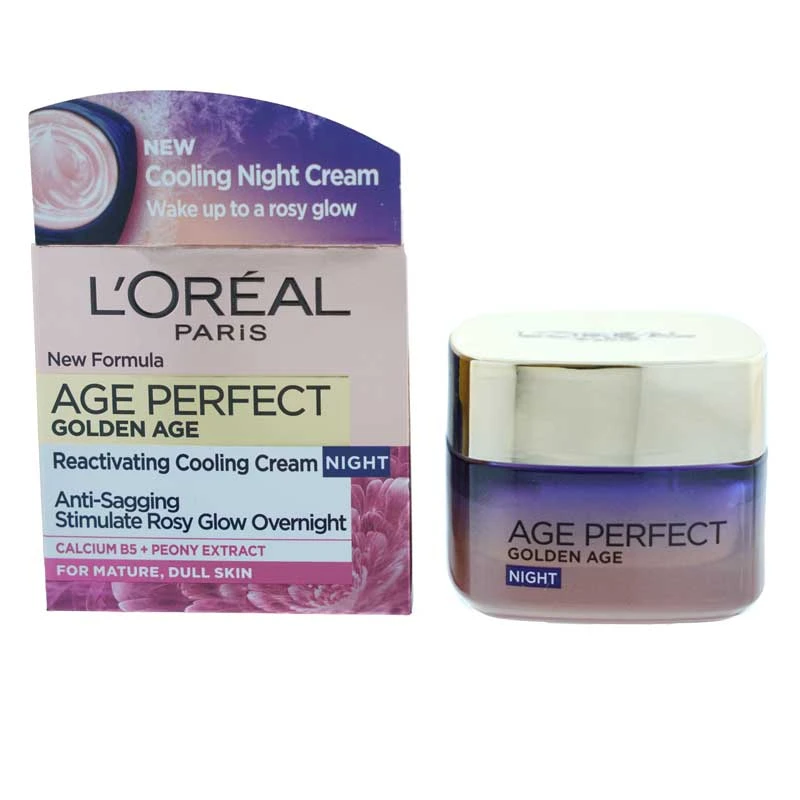 L'Oreal Age Perfect Reactivating Night Face Cream 50ml 2 L'Oreal Age Perfect Reactivating Night Face Cream 50ml - Image 2
