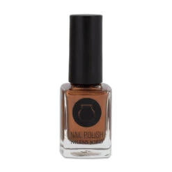 Nilens Jord Nail Polish No 6601 Bronze Nail Varnish Long Lasting Wide Brush