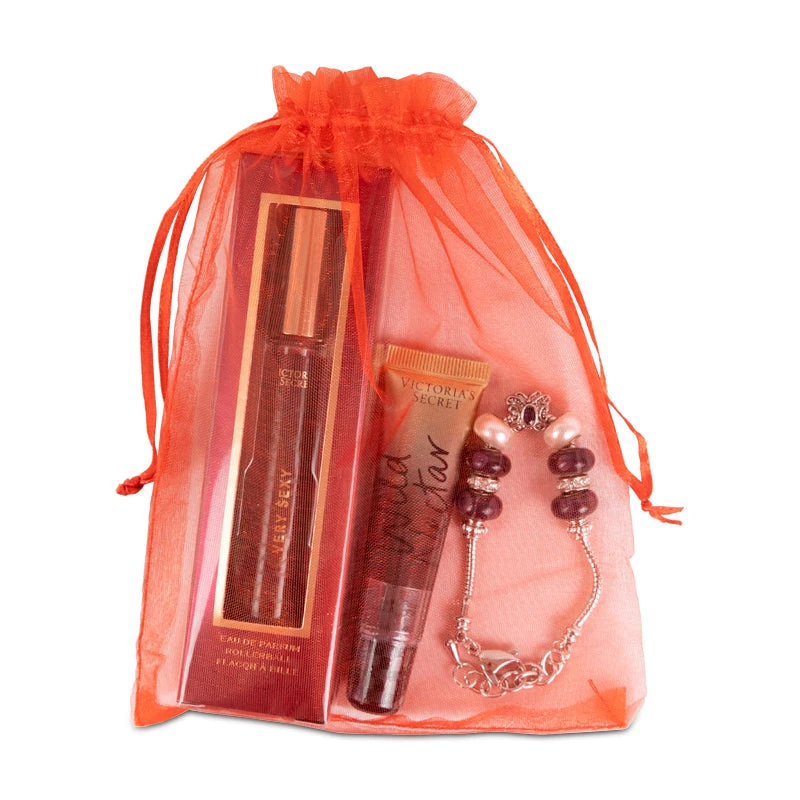 Victoria's Secret Perfume Rollerball Lip Gloss & Bracelet Gift Bag 2 Victoria's Secret Perfume Rollerball Lip Gloss & Bracelet Gift Bag - Image 2