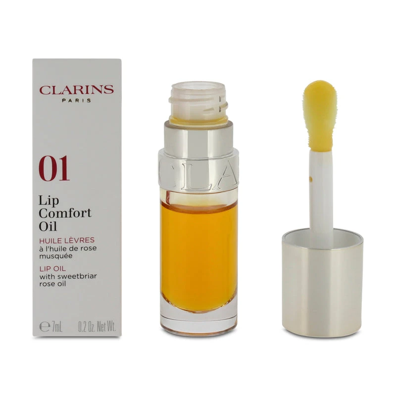 Clarins Lip Comfort Oil 7ml 01 Honey 2 Clarins Lip Comfort Oil 7ml 01 Honey - Image 2