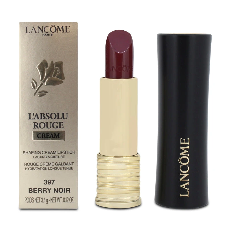 Lancome L'Absolu Red Lipstick Rouge Cream 397 Berry Noir 2 Lancome L'Absolu Red Lipstick Rouge Cream 397 Berry Noir - Image 2