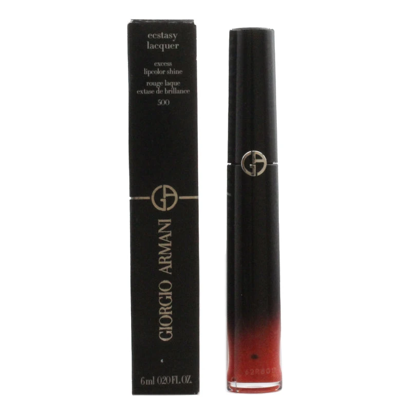 Giorgio Armani Ecstasy Shine Lacquer Pink Lipstick 500 Vintage (Blemished Box) 4 Giorgio Armani Ecstasy Shine Lacquer Pink Lipstick 500 Vintage (Blemished Box) - Image 4