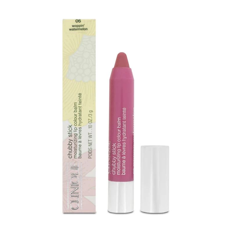 Clinique Chubby Stick Moisturising Pink Lip Balm 06 Woppin' Watermelon 2 Clinique Chubby Stick Moisturising Pink Lip Balm 06 Woppin' Watermelon - Image 2