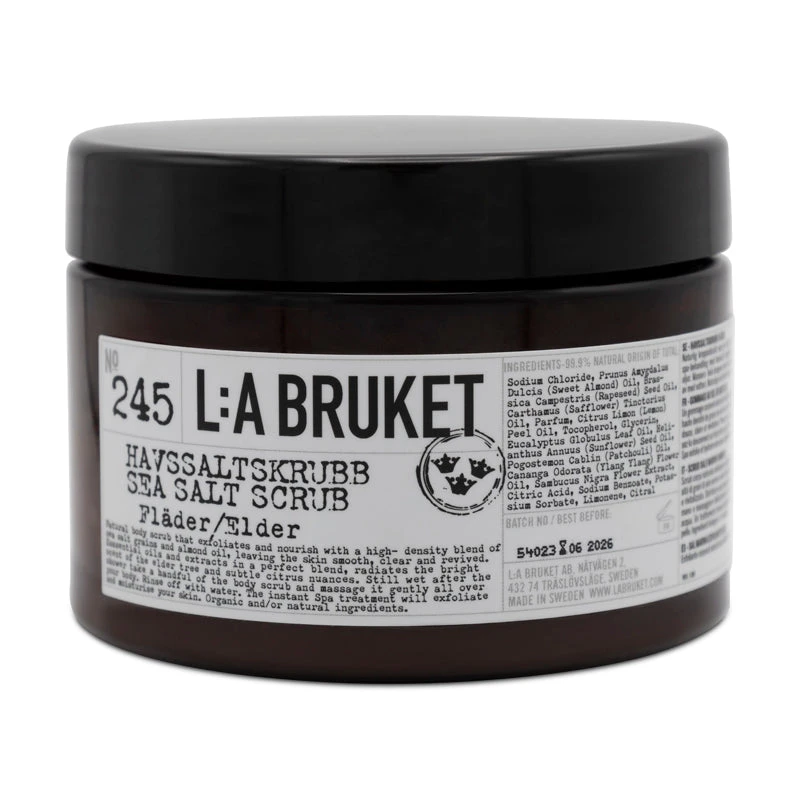 L:A Bruket Sea Salt Scrub No 245 Elder 420g 1 L:A Bruket Sea Salt Scrub No 245 Elder 420g
