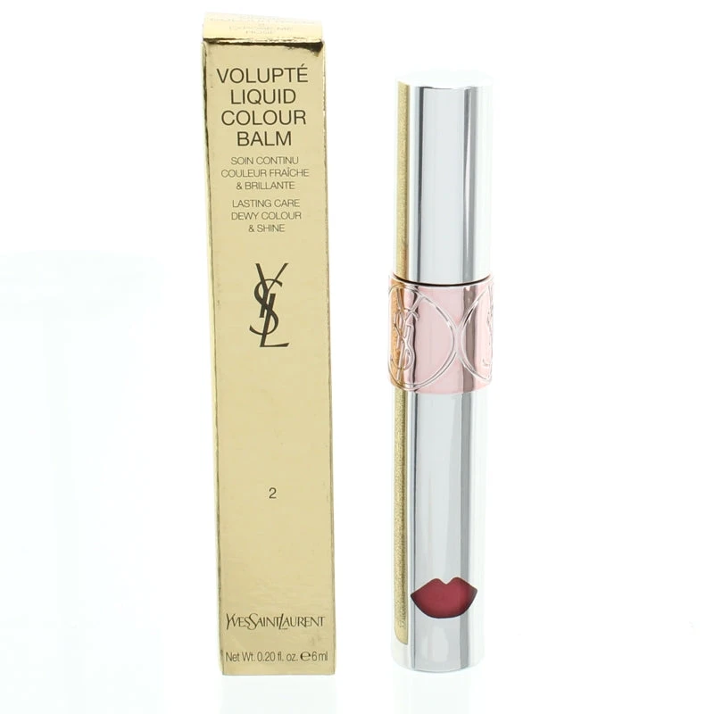 Yves Saint Laurent YSL Volupte Liquid Colour Lip Balm - Pink 2 Expose Me Rose 2 Yves Saint Laurent YSL Volupte Liquid Colour Lip Balm - Pink 2 Expose Me Rose - Image 2