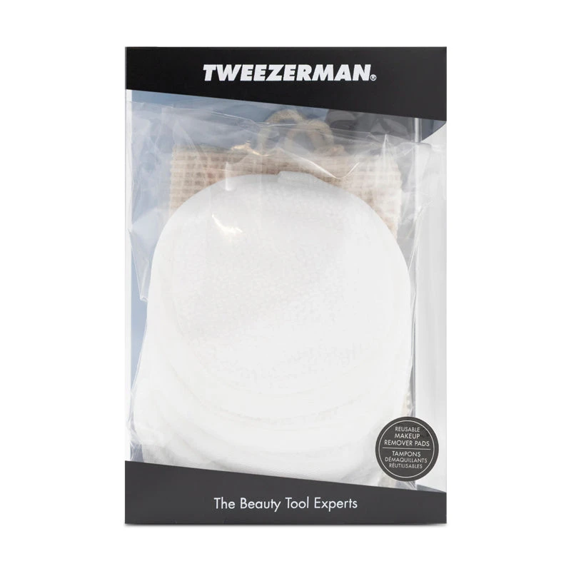 Tweezerman Reusable Makeup Remover Pads - 6 Pads 1 Tweezerman Reusable Makeup Remover Pads - 6 Pads