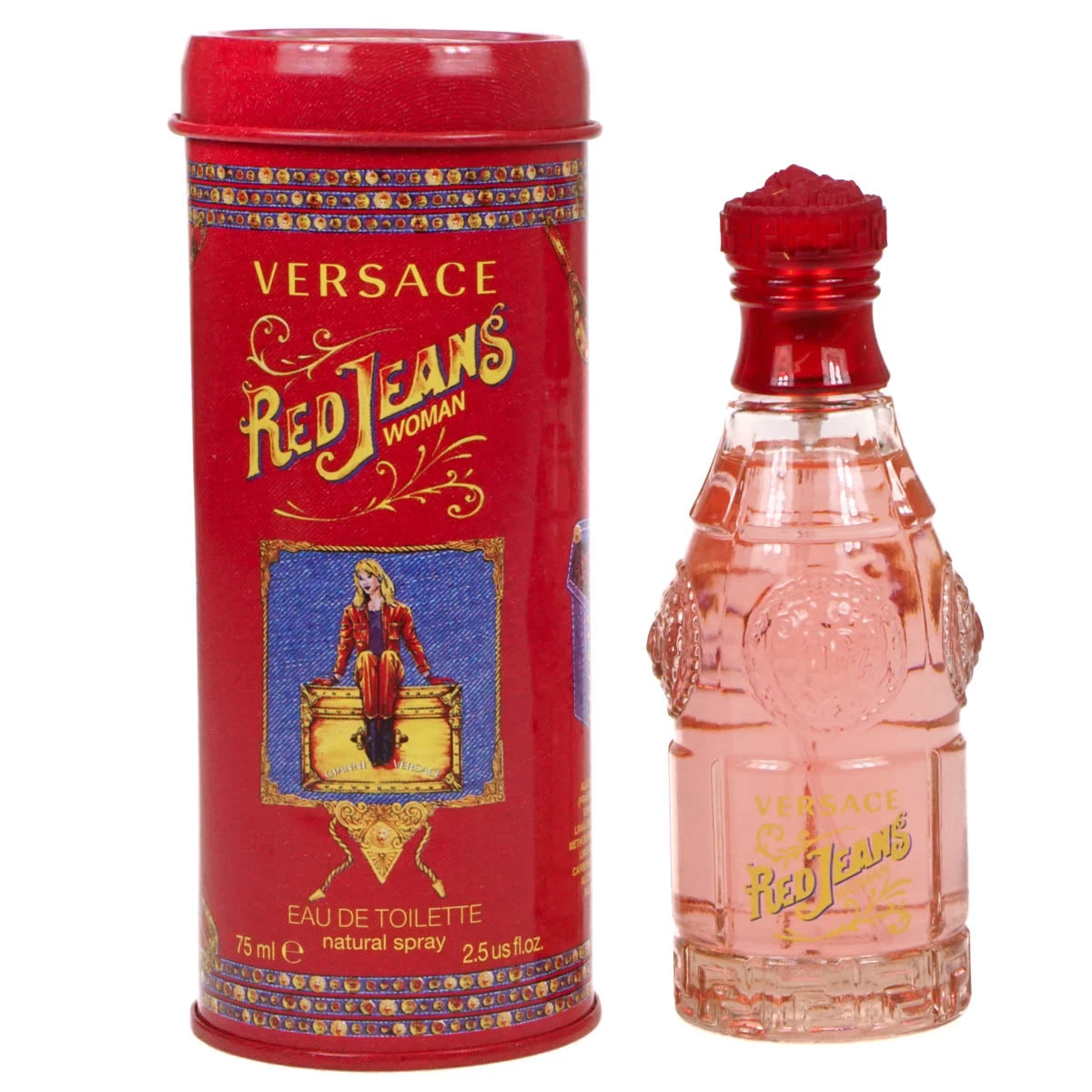 Versace Red Jeans Woman 75ml Eau De Toilette 3 Versace Red Jeans Woman 75ml Eau De Toilette - Image 3