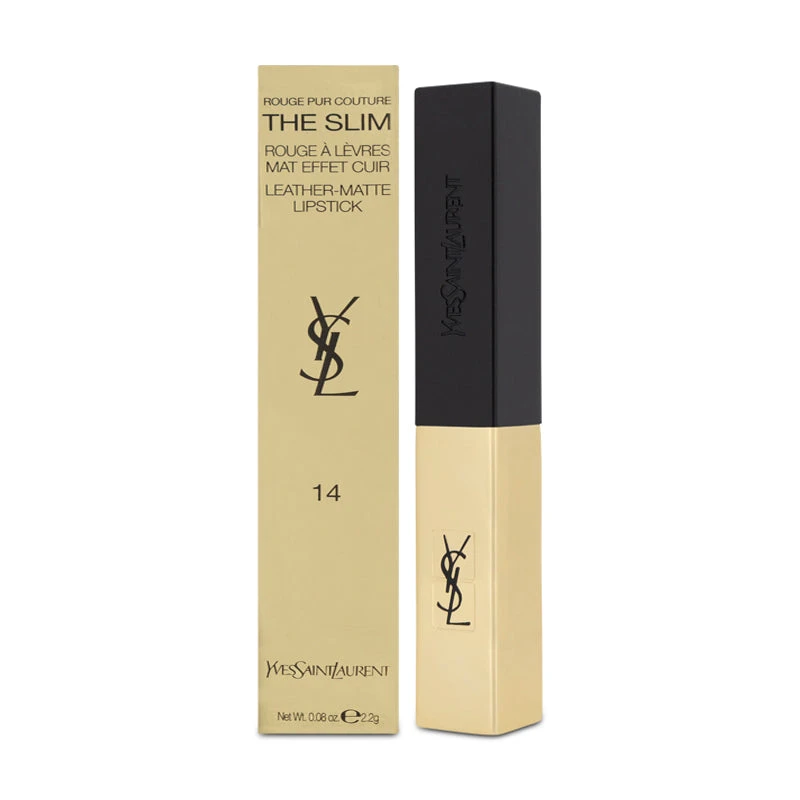 Yves Saint Laurent YSL The Slim Matte Red Lipstick 14 Rose Curieux 2 Yves Saint Laurent YSL The Slim Matte Red Lipstick 14 Rose Curieux - Image 2
