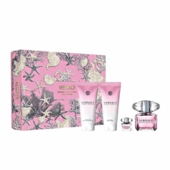 Versace Bright Crystal Pour Femme Fragrance Set (Blemished Box)