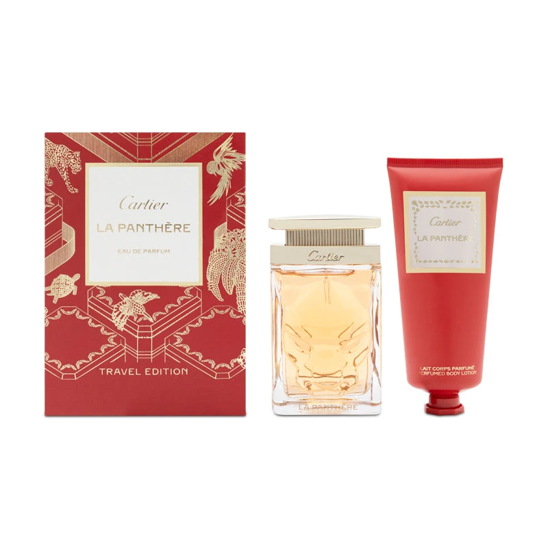 Cartier La Panthere EDP 100ml & Body Lotion 100ml (Blemished Box) 2 Cartier La Panthere EDP 100ml & Body Lotion 100ml (Blemished Box) - Image 2
