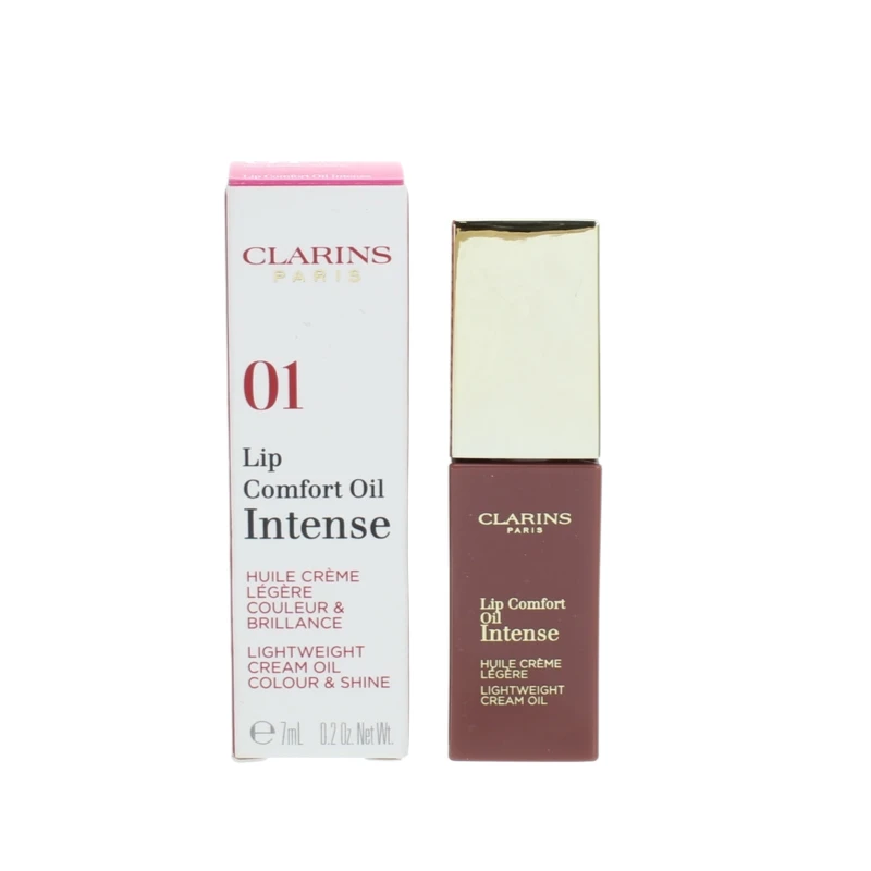Clarins Lip Comfort Oil Intense 01 Intense Nude 1 Clarins Lip Comfort Oil Intense 01 Intense Nude