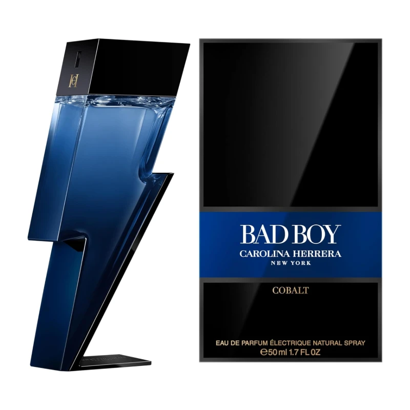 Carolina Herrera Bad Boy Cobalt Electrique Spray Eau De Parfum 50ml 2 Carolina Herrera Bad Boy Cobalt Electrique Spray Eau De Parfum 50ml - Image 2
