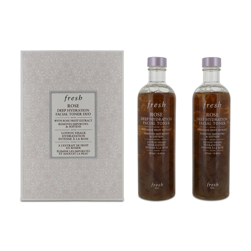 Fresh Rose Deep Hydration Facial Toner Duo 2 X 250ml (Clearance) 2 Fresh Rose Deep Hydration Facial Toner Duo 2 X 250ml (Clearance) - Image 2