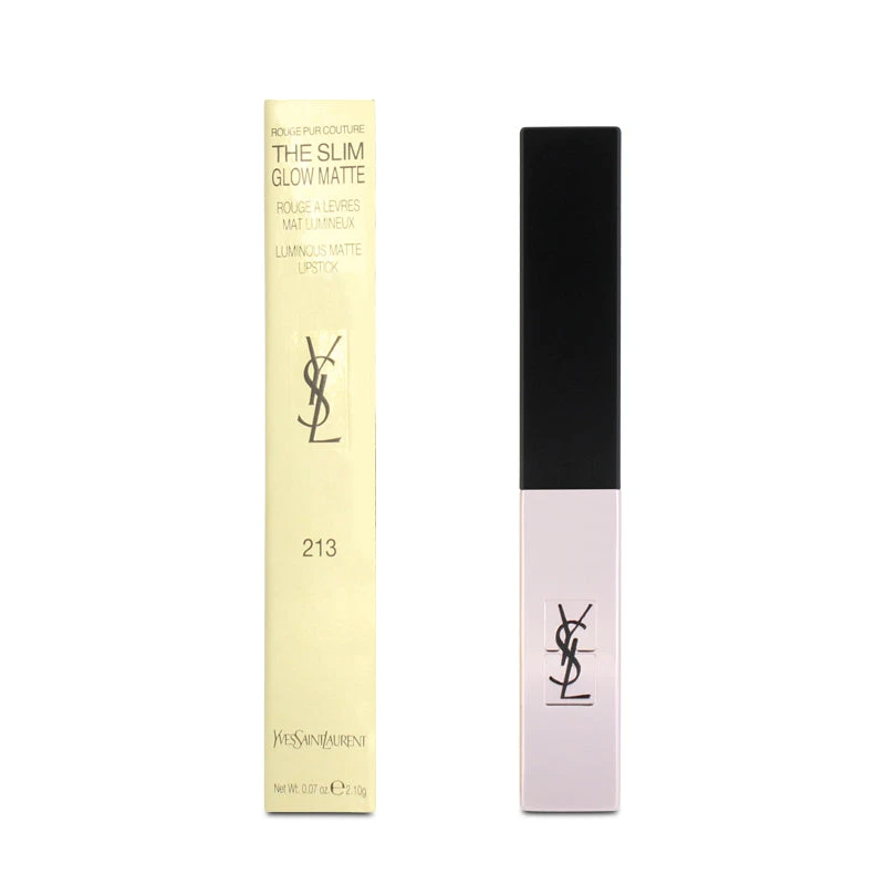 Yves Saint Laurent YSL The Slim Glow Matte Glow Red Lipstick 213 No Taboo Chili 2 Yves Saint Laurent YSL The Slim Glow Matte Glow Red Lipstick 213 No Taboo Chili - Image 2