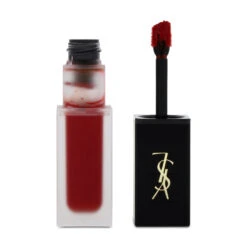 Yves Saint Laurent YSL Red Lipstick Tatouage Couture Velvet Cream 201 Rouge Tatouage