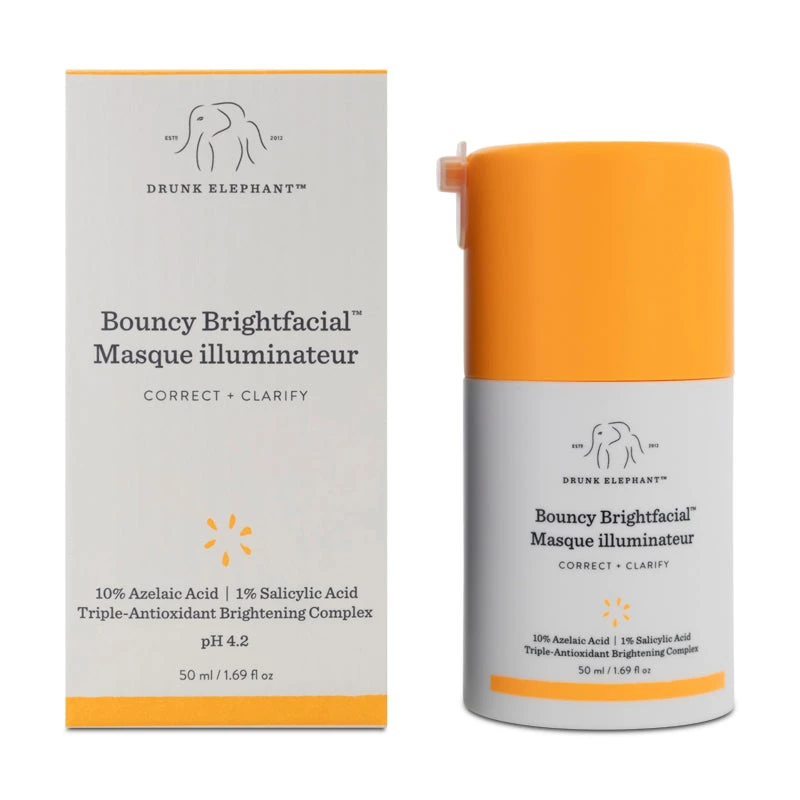 Drunk Elephant Bouncy Brightfacial Mask 50ml 2 Drunk Elephant Bouncy Brightfacial Mask 50ml - Image 2