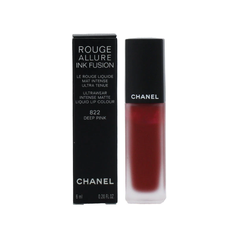 Chanel Rouge Allure Ink Fusion Matte Liquid Lipstick 822 Deep Pink Intense 2 Chanel Rouge Allure Ink Fusion Matte Liquid Lipstick 822 Deep Pink Intense - Image 2