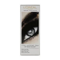 L'Oreal Mega Volume Collagene 24h Black Mascara Twin Pack & FREE Eyeliner -Hogies Online Shop scdu2gtnrk0