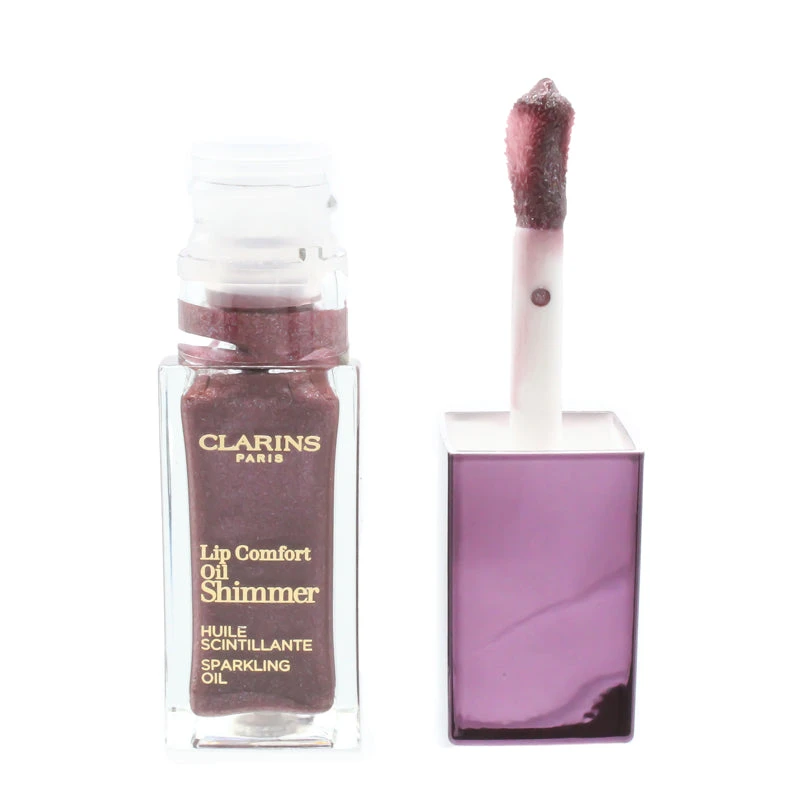 Clarins Lip Comfort Oil Shimmer 02 Purple Rain 1 Clarins Lip Comfort Oil Shimmer 02 Purple Rain
