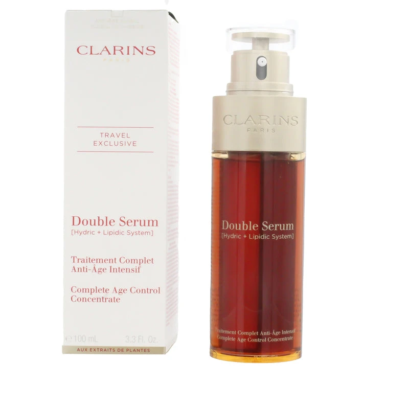 Clarins Double Serum Complete Age Control 100ml (Blemished Box) 2 Clarins Double Serum Complete Age Control 100ml (Blemished Box) - Image 2