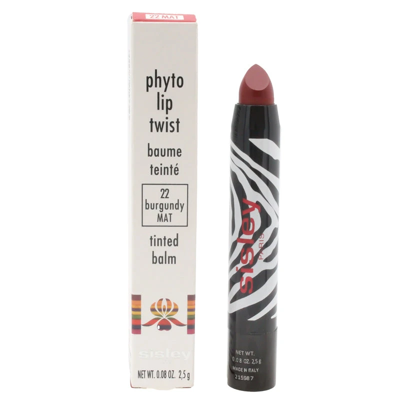 Sisley Phyto Lip Twist Red Lip Balm 22 Burgundy Mat 2 Sisley Phyto Lip Twist Red Lip Balm 22 Burgundy Mat - Image 2