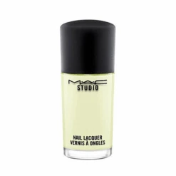MAC Studio Nail Lacquer, Green Nail Polish - Baby Split (Blemished Box)