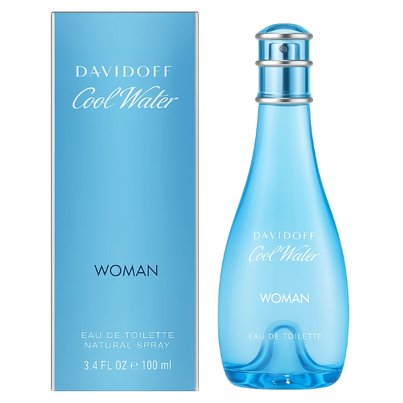 Davidoff Cool Water Woman 100ml Eau De Toilette (Blemished Box) 2 Davidoff Cool Water Woman 100ml Eau De Toilette (Blemished Box) - Image 2