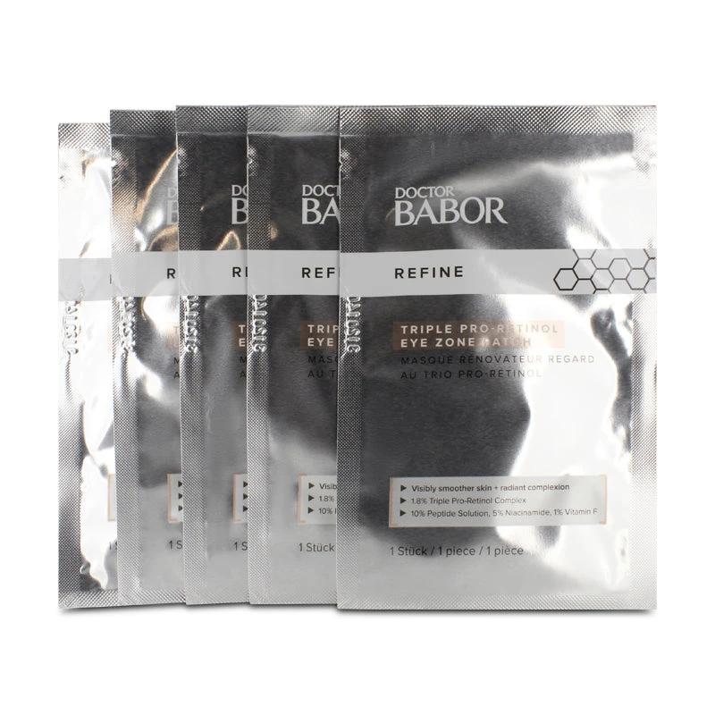 Babor Refine Triple Pro-Retinol Eye Zone Patch X 5 1 Babor Refine Triple Pro-Retinol Eye Zone Patch X 5