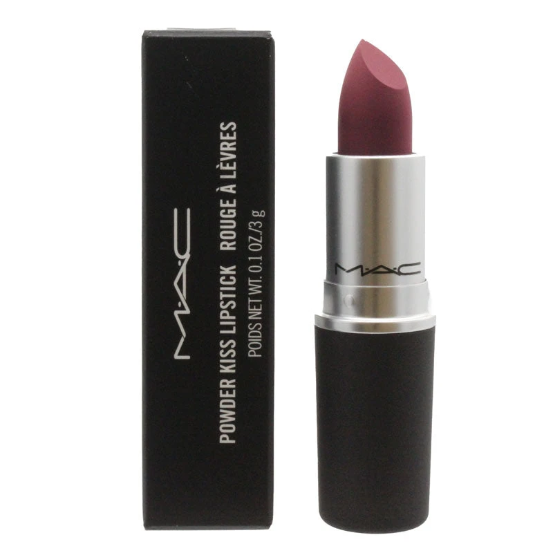 MAC Powder Kiss Matte Red Lipstick 305 Burning Love 2 MAC Powder Kiss Matte Red Lipstick 305 Burning Love - Image 2