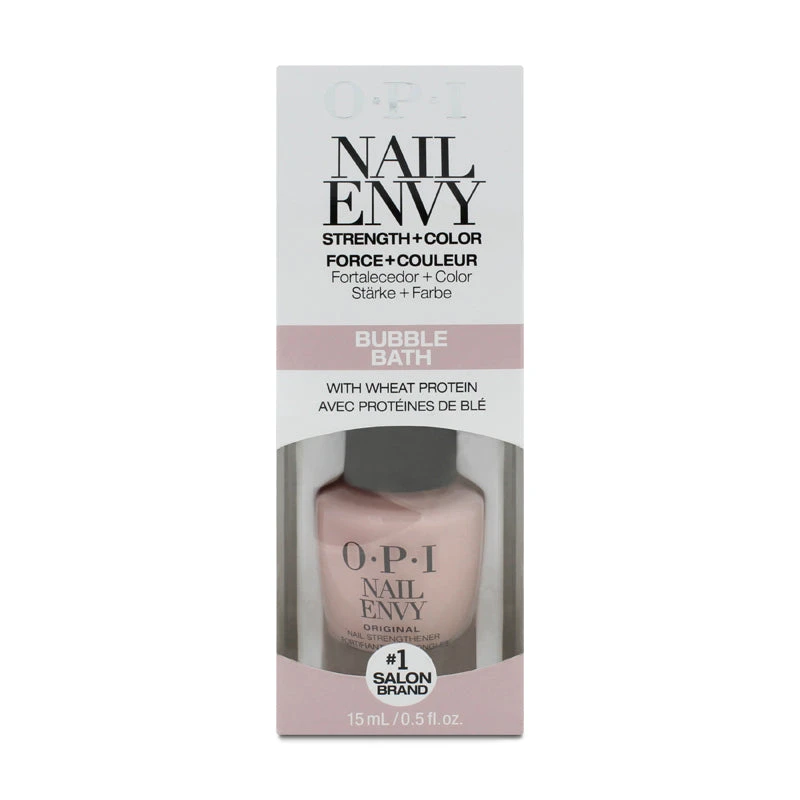 OPI Nail Envy Strength & Colour Nail Polish Bubble Bath 15ml 1 OPI Nail Envy Strength & Colour Nail Polish Bubble Bath 15ml