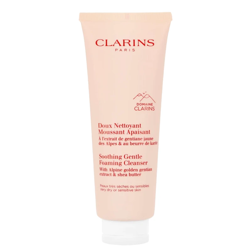 Clarins Soothing Gentle Foaming Face Cleanser 125ml (Blemished Box) 1 Clarins Soothing Gentle Foaming Face Cleanser 125ml (Blemished Box)