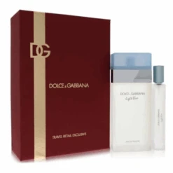 Dolce & Gabbana Light Blue 100ml Eau De Toilette Gift Set With 10ml Travel Spray