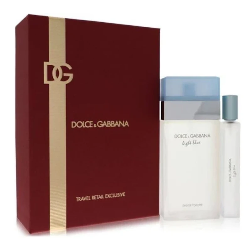 Dolce & Gabbana Light Blue 100ml Eau De Toilette Gift Set With 10ml Travel Spray 1 Dolce & Gabbana Light Blue 100ml Eau De Toilette Gift Set With 10ml Travel Spray