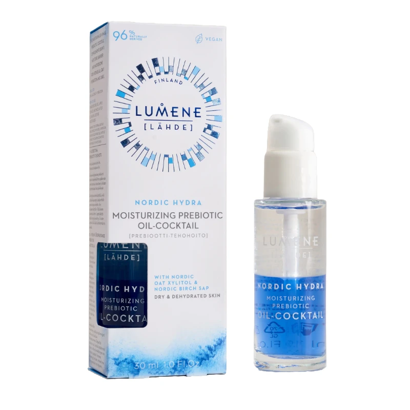 Lumene Nordic Moisturizing Prebiotic Oil-Cocktail 30ml (Blemished Box) 2 Lumene Nordic Moisturizing Prebiotic Oil-Cocktail 30ml (Blemished Box) - Image 2