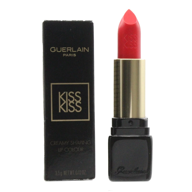 Guerlain KissKiss Creamy Shaping Lipstick In 329 Poppy Red 2 Guerlain KissKiss Creamy Shaping Lipstick In 329 Poppy Red - Image 2