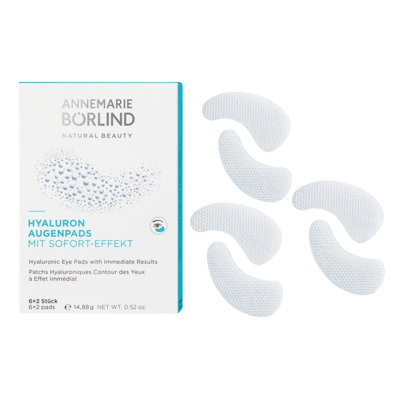 Annemarie Borlind Hyaluronic Eye Pads 6 X 2 Pads (Blemished Box) 1 Annemarie Borlind Hyaluronic Eye Pads 6 X 2 Pads (Blemished Box)