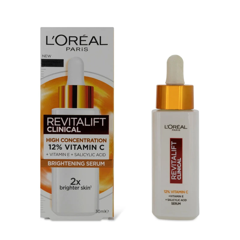 L'Oreal Revitalift 12% Vitamin C 30ml Brightening Serum (Blemished Box) 2 L'Oreal Revitalift 12% Vitamin C 30ml Brightening Serum (Blemished Box) - Image 2
