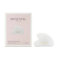 Rosenthal Rosental Organics Mini White Jade Gua Sha Natural Lifting Tool (Blemished Box)