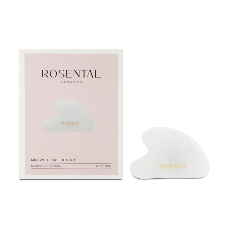 Rosenthal Rosental Organics Mini White Jade Gua Sha Natural Lifting Tool (Blemished Box) 1 Rosenthal Rosental Organics Mini White Jade Gua Sha Natural Lifting Tool (Blemished Box)