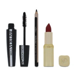 L'Oreal I Am Worth It Black Mascara Eyeliner & Red Lipstick Gift Set 9 L'Oreal I Am Worth It Black Mascara Eyeliner & Red Lipstick Gift Set -Hogies Online Shop z0q0153r2vv