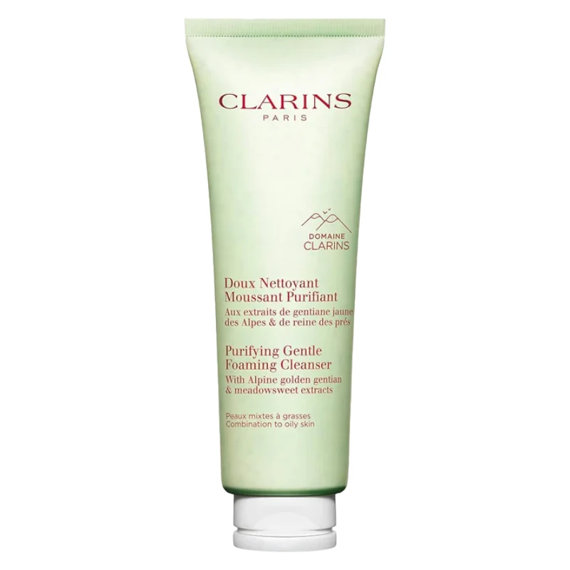 Clarins Purifying Gentle Foaming Cleanser 125ml (Blemished Box) 1 Clarins Purifying Gentle Foaming Cleanser 125ml (Blemished Box)